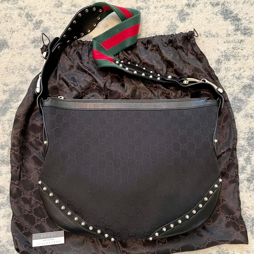 Gucci GG Canvas & Leather Pelham Shoulder Bag